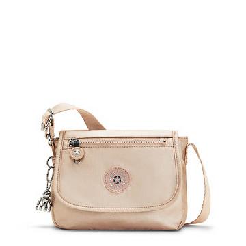 Kipling Sabian Metallic Crossbody Mini Tassen Goud | NL 1866RV